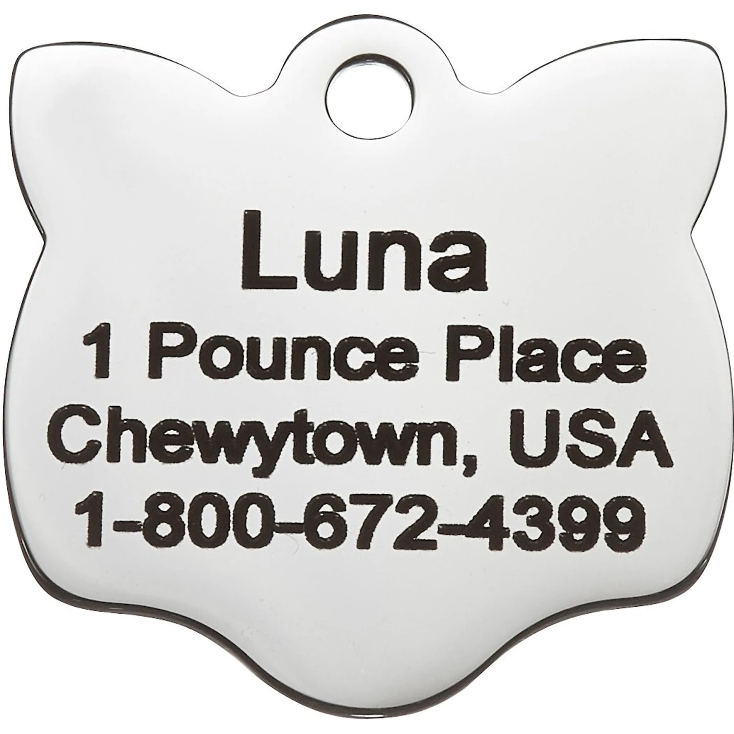 Frisco Stainless Steel Personalized Cat ID Tag, Cat - Image 3