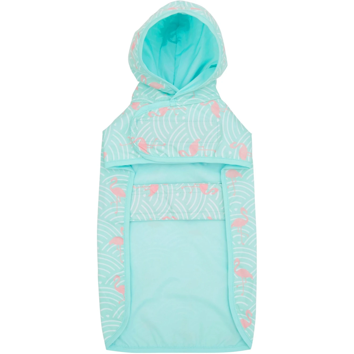 Frisco Lightweight Flamingo Dog Raincoat - Image 4