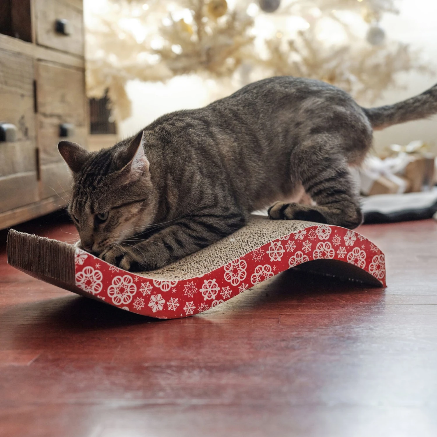 Frisco Holiday Wave Cat Scratcher Toy With Catnip - Image 3