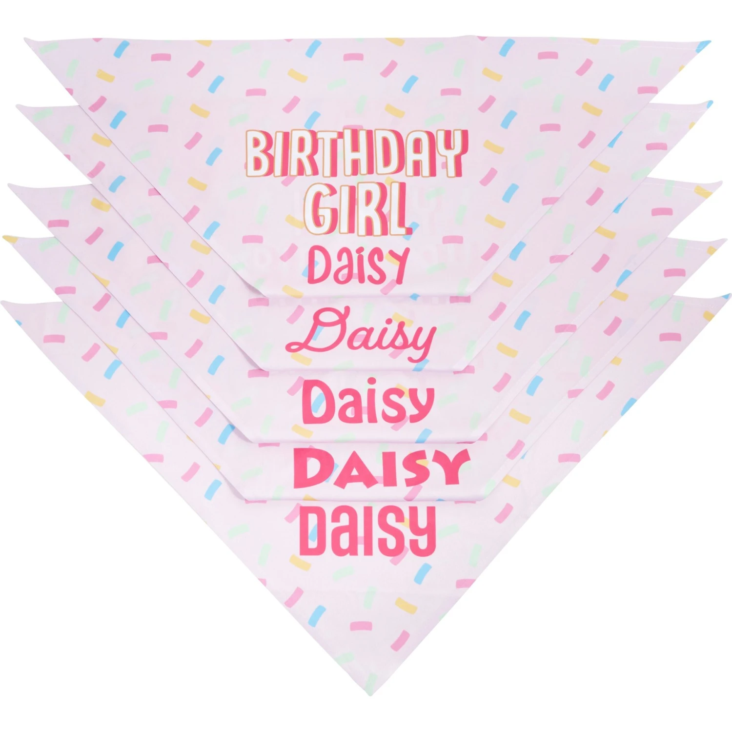 Frisco Birthday Girl Personalized Dog & Cat Bandana - Image 5