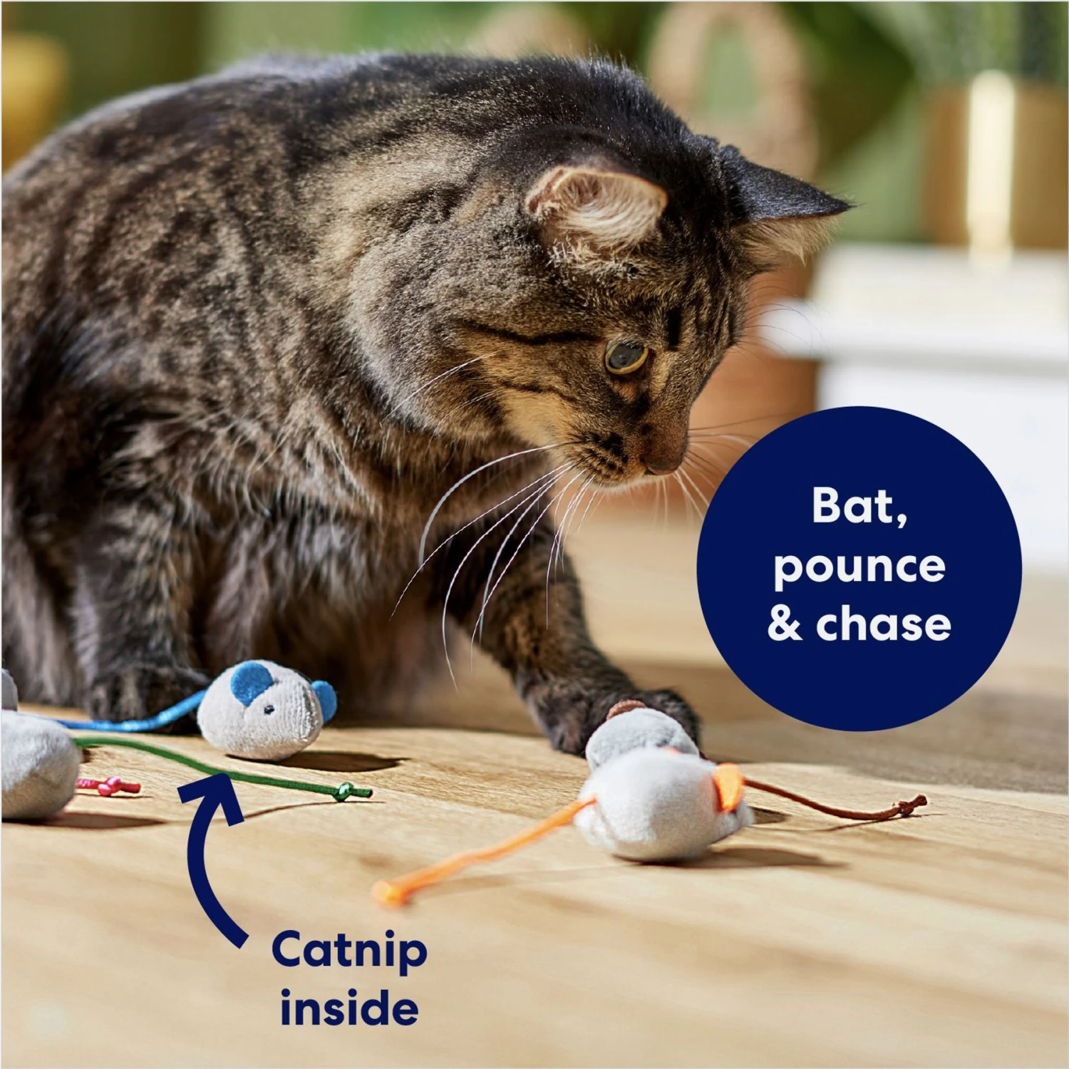 Frisco Mice Plush Cat Toy With Catnip - Image 3