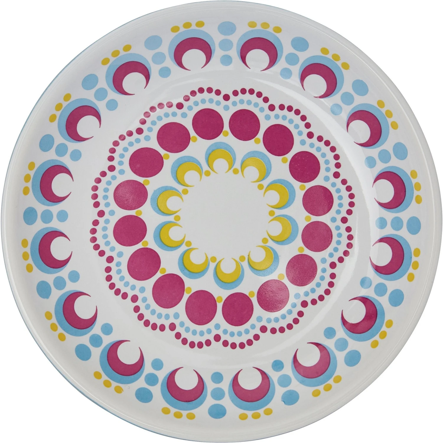 Frisco Kaleidoscope Pattern Non-skid Ceramic Cat Dish - Image 5