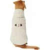 Frisco Lightweight Soft Sherpa Dog & Cat Coat, Oatmeal