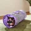Frisco Halloween Checkered Foldable Play Tunnel Cat Toy With Catnip