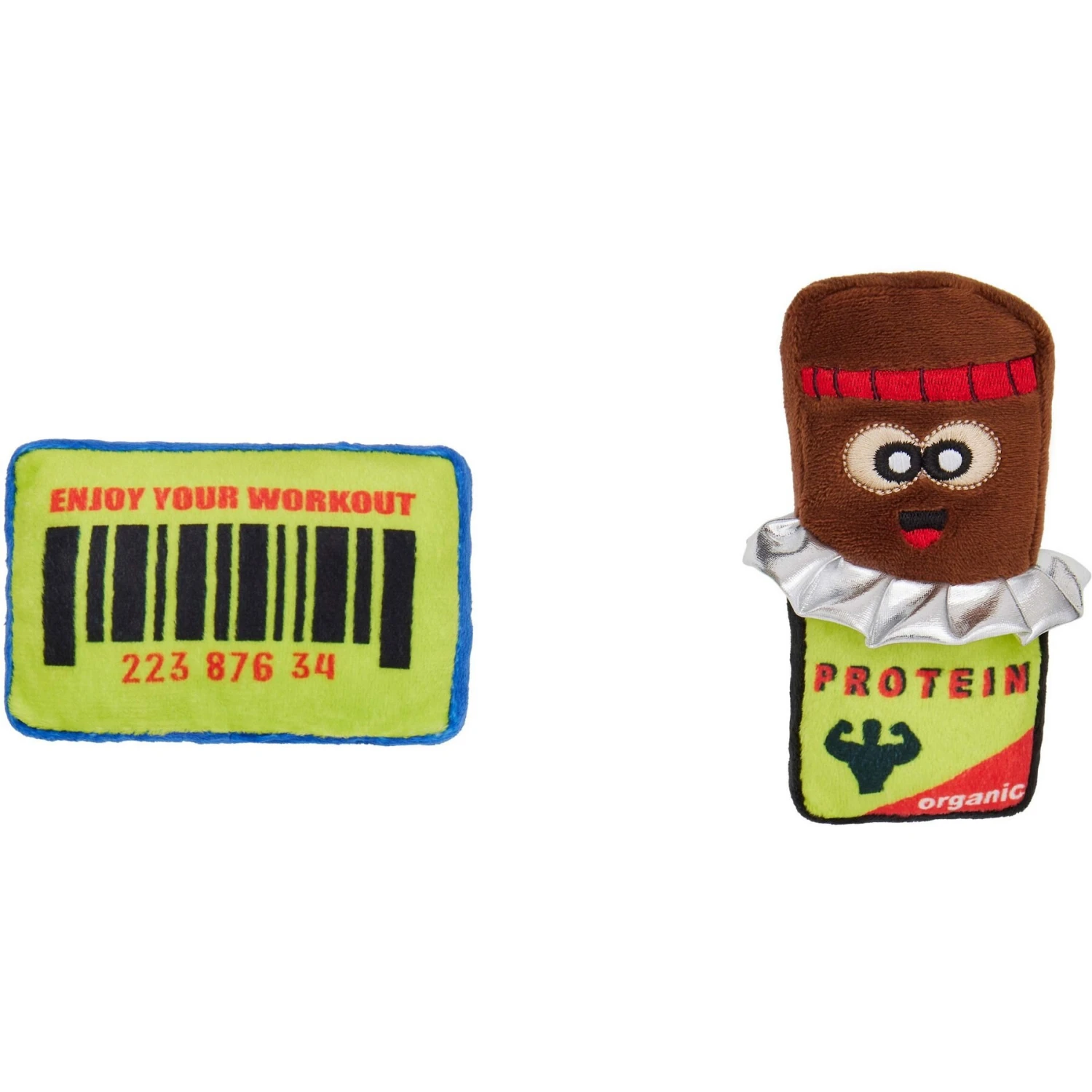 Frisco Protein Bar & Gym Membership Plush Cat Toy With Catnip - Image 3