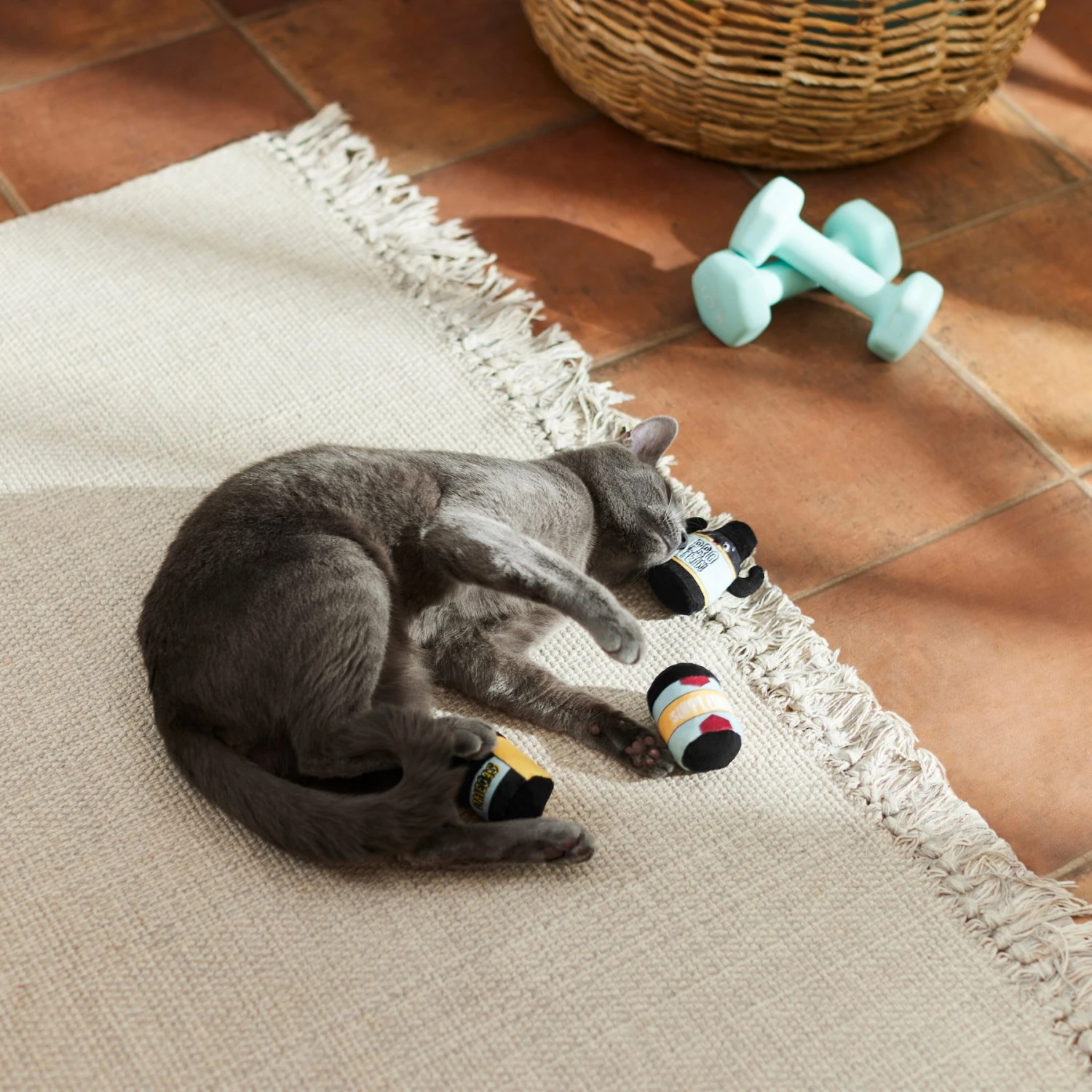 Frisco Pre-Workout & Protein Plush Cat Toy With Catnip, 3 Count - Image 3