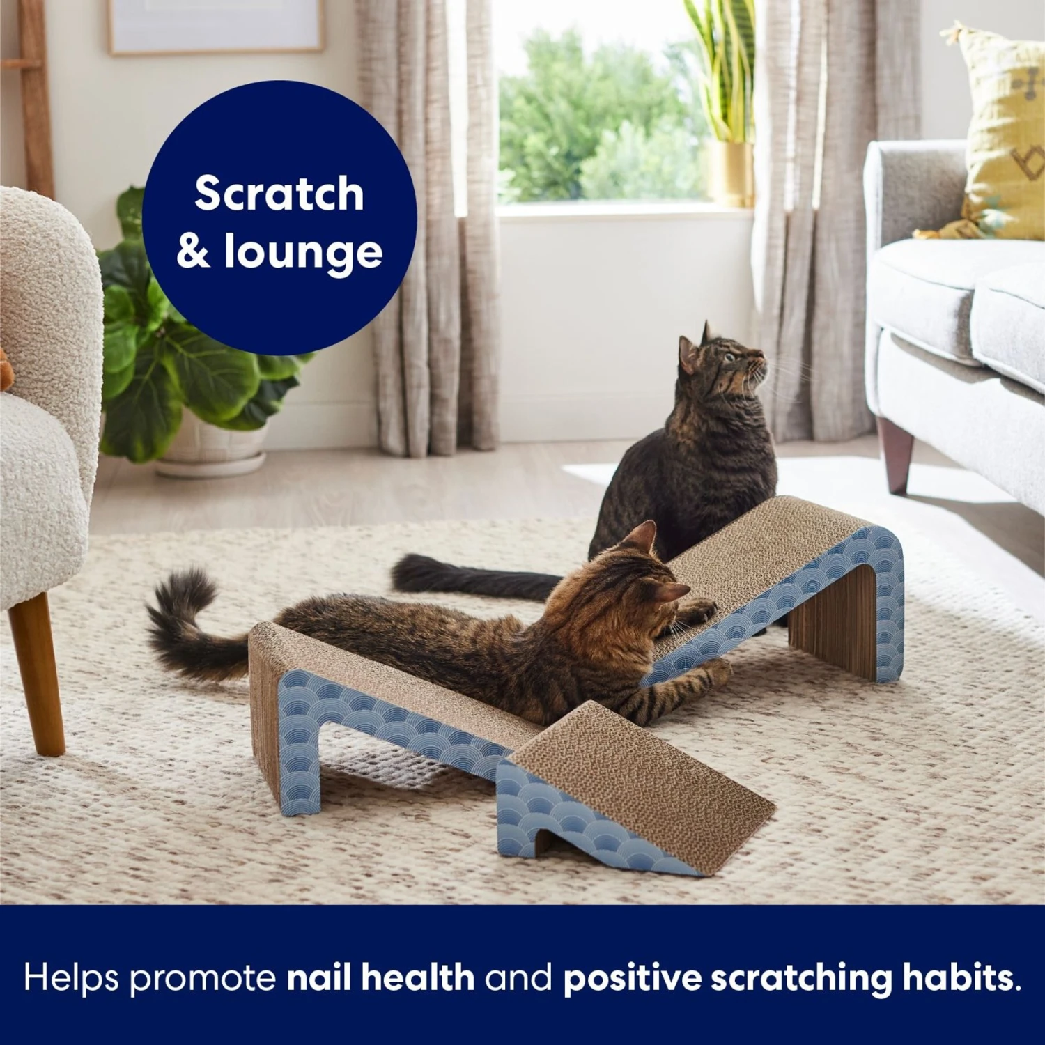 Frisco Nesting Cat Scratcher Toy With Catnip - Image 3