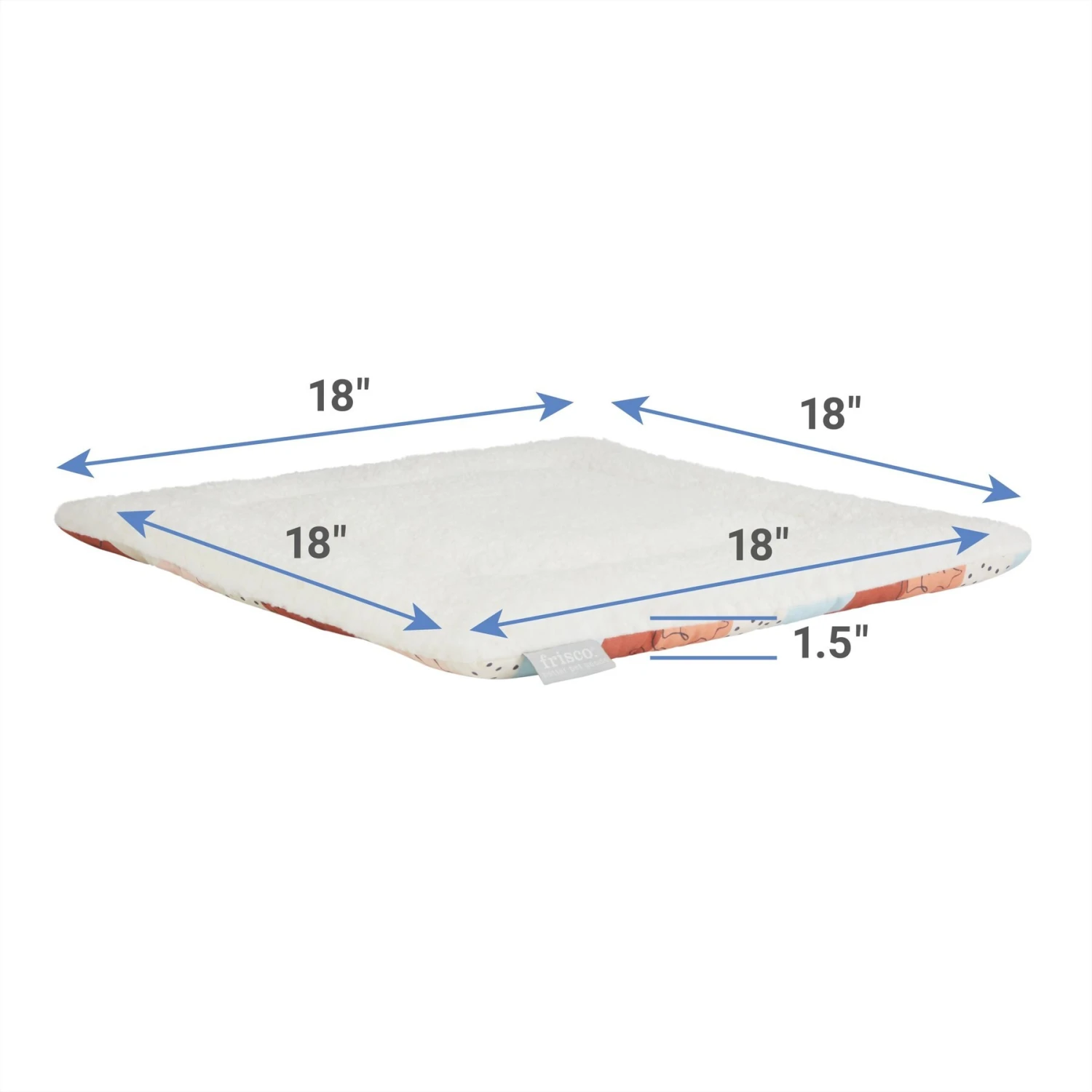 Frisco Reversible Square Cat Pad, Calico Cat - Image 2