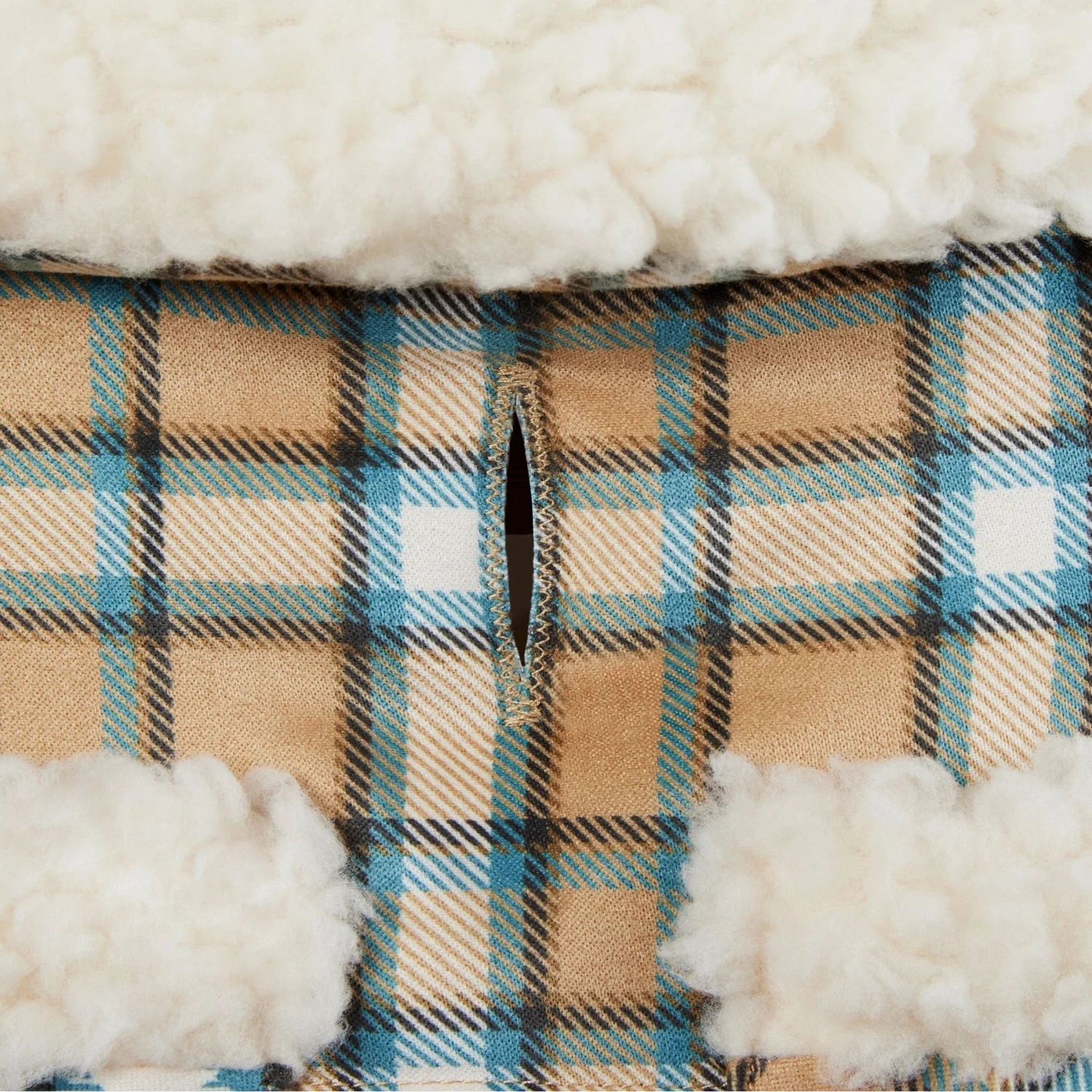 Frisco Lightweight Plaid Pocket Dog & Cat Coat - Image 6