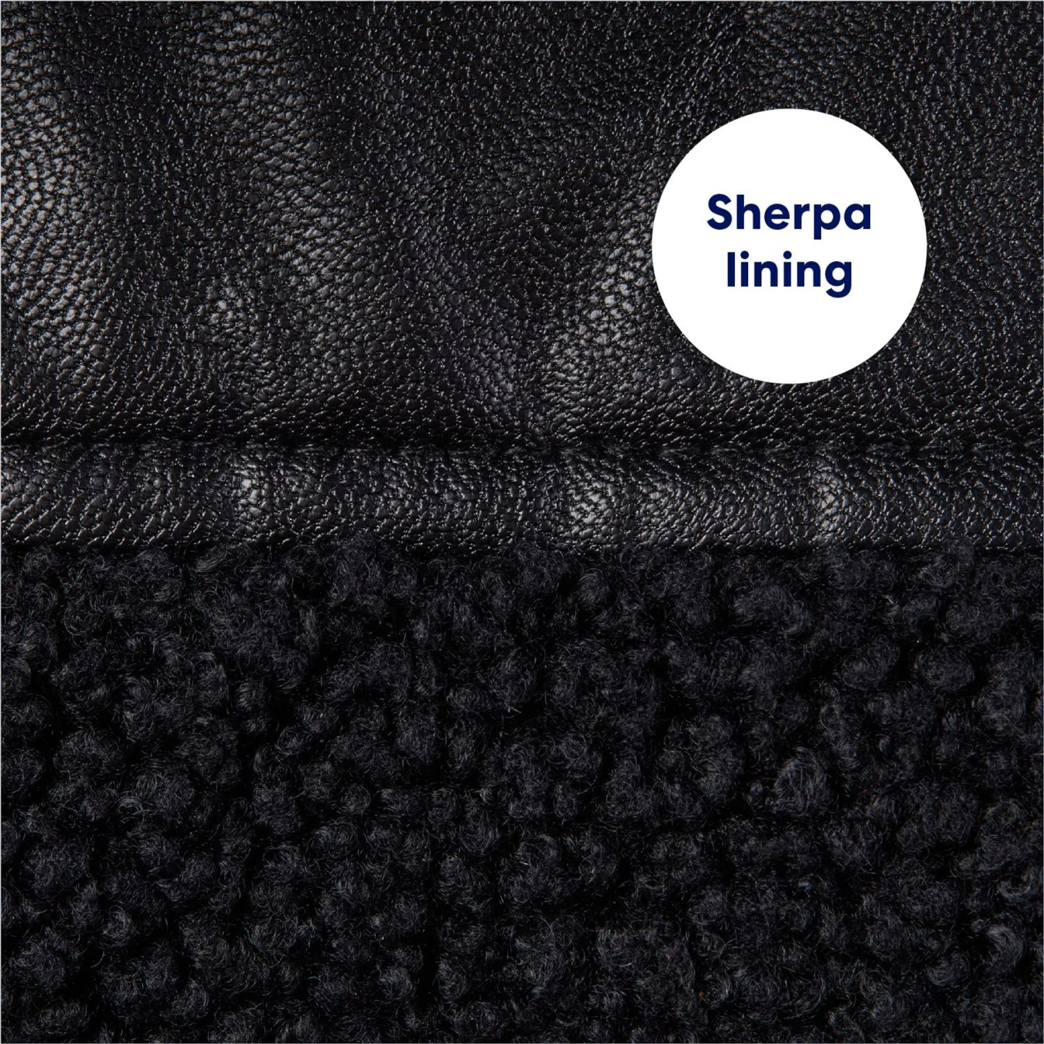 Frisco Medium Weight Faux Leather Dog & Cat Parka With Faux Fur Trimmed Hood, Black - Image 6