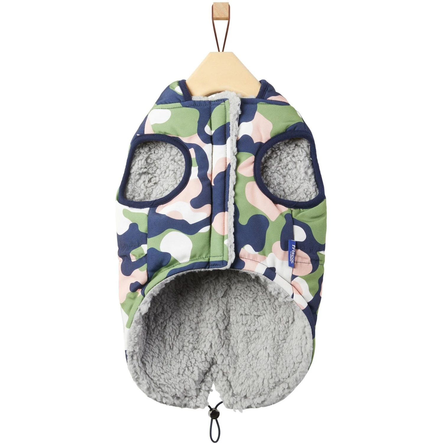 Frisco Medium Weight Urban City Camo Printed Dog & Cat Hooded Coat - Image 5