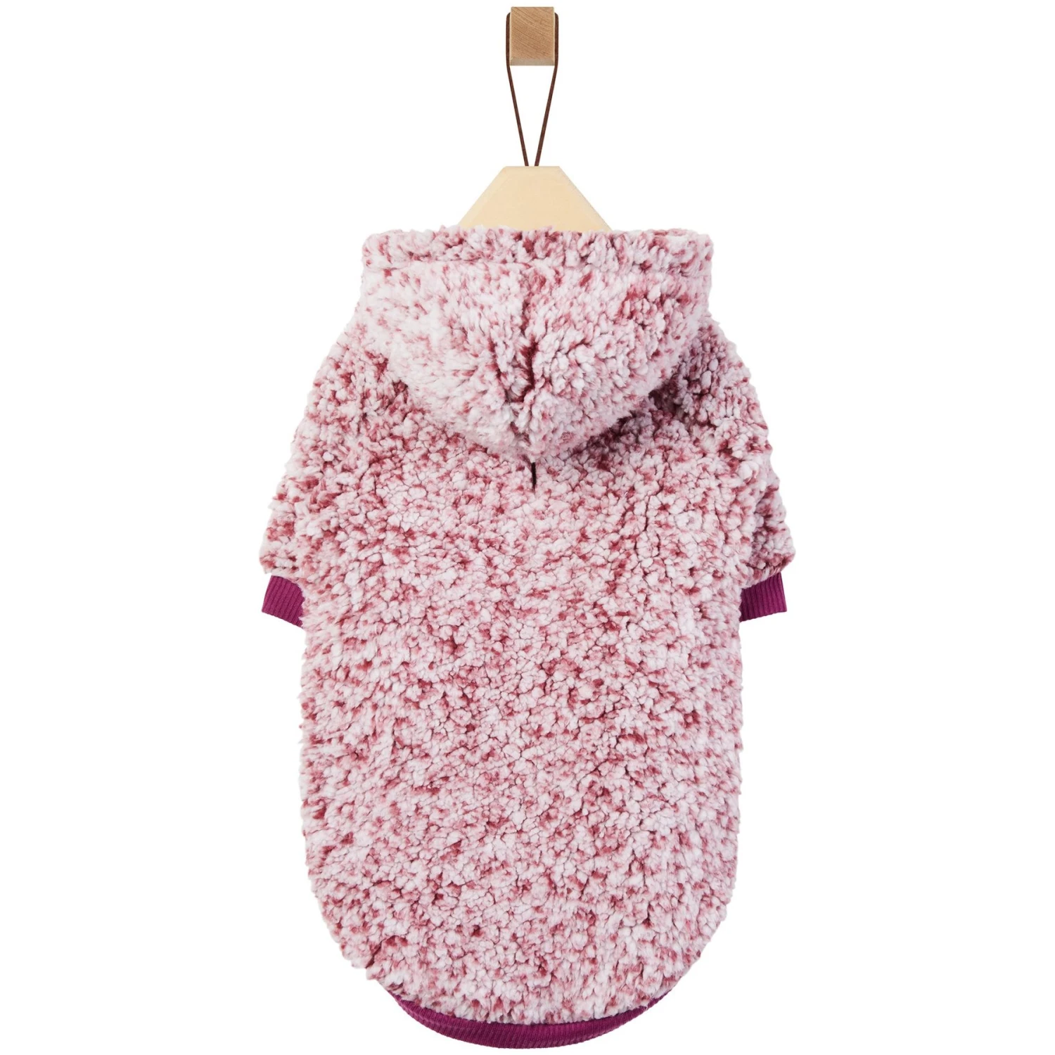 Frisco Textured Wubby 2-Tone Fleece Dog & Cat Hoodie - Image 4