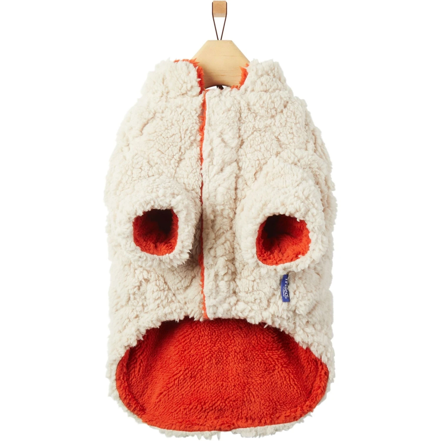 Frisco Medium Weight Quilted Sherpa Dog & Cat Zipper Coat - Image 5