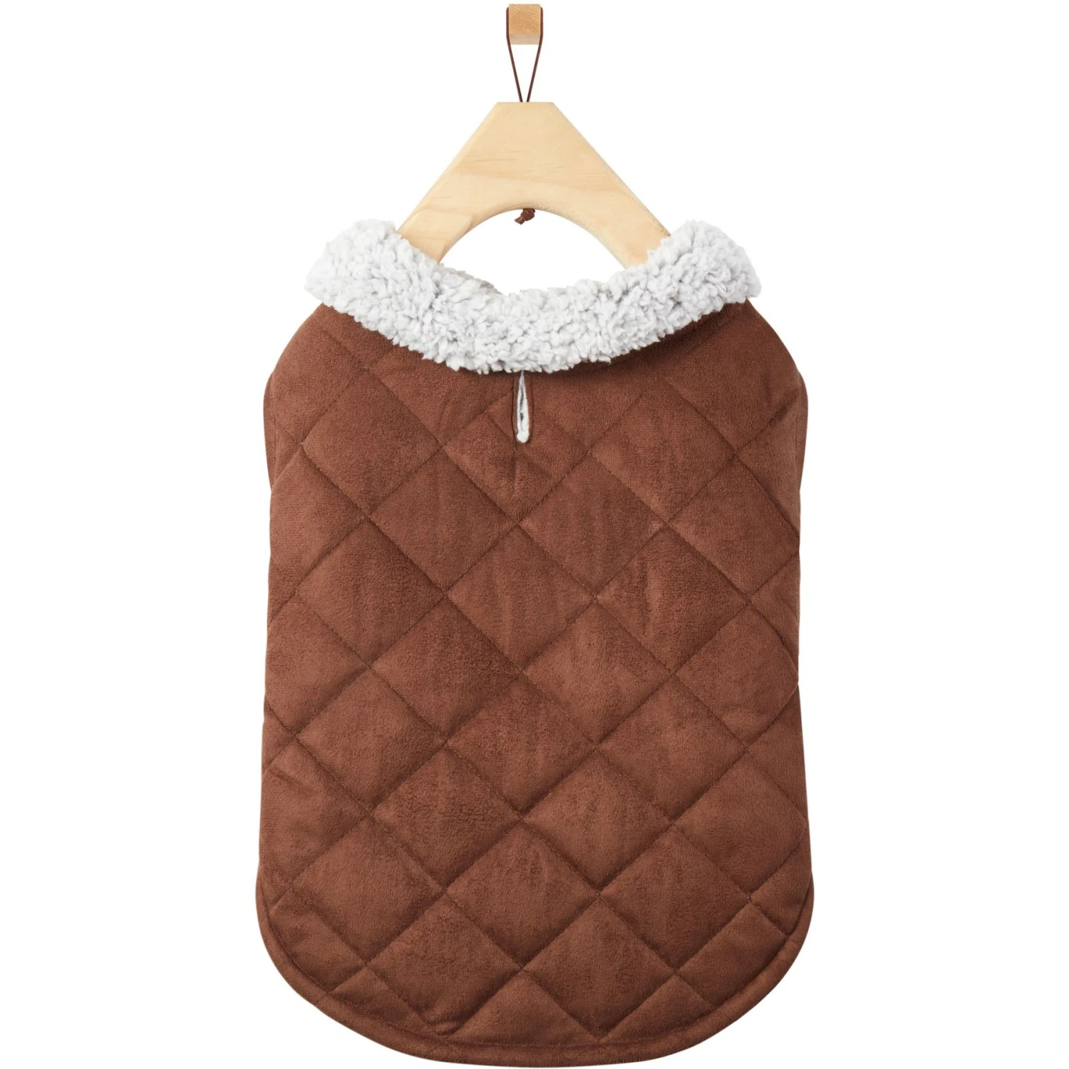 Frisco Medium Weight Quilted Dog & Cat Coat With Cozy Sherpa Lining - Image 4