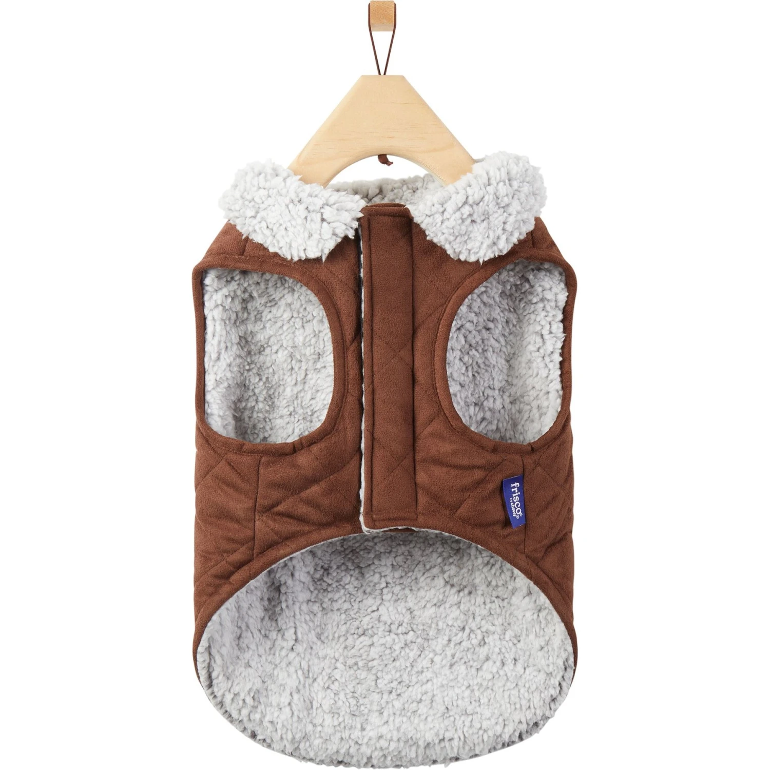 Frisco Medium Weight Quilted Dog & Cat Coat With Cozy Sherpa Lining - Image 5