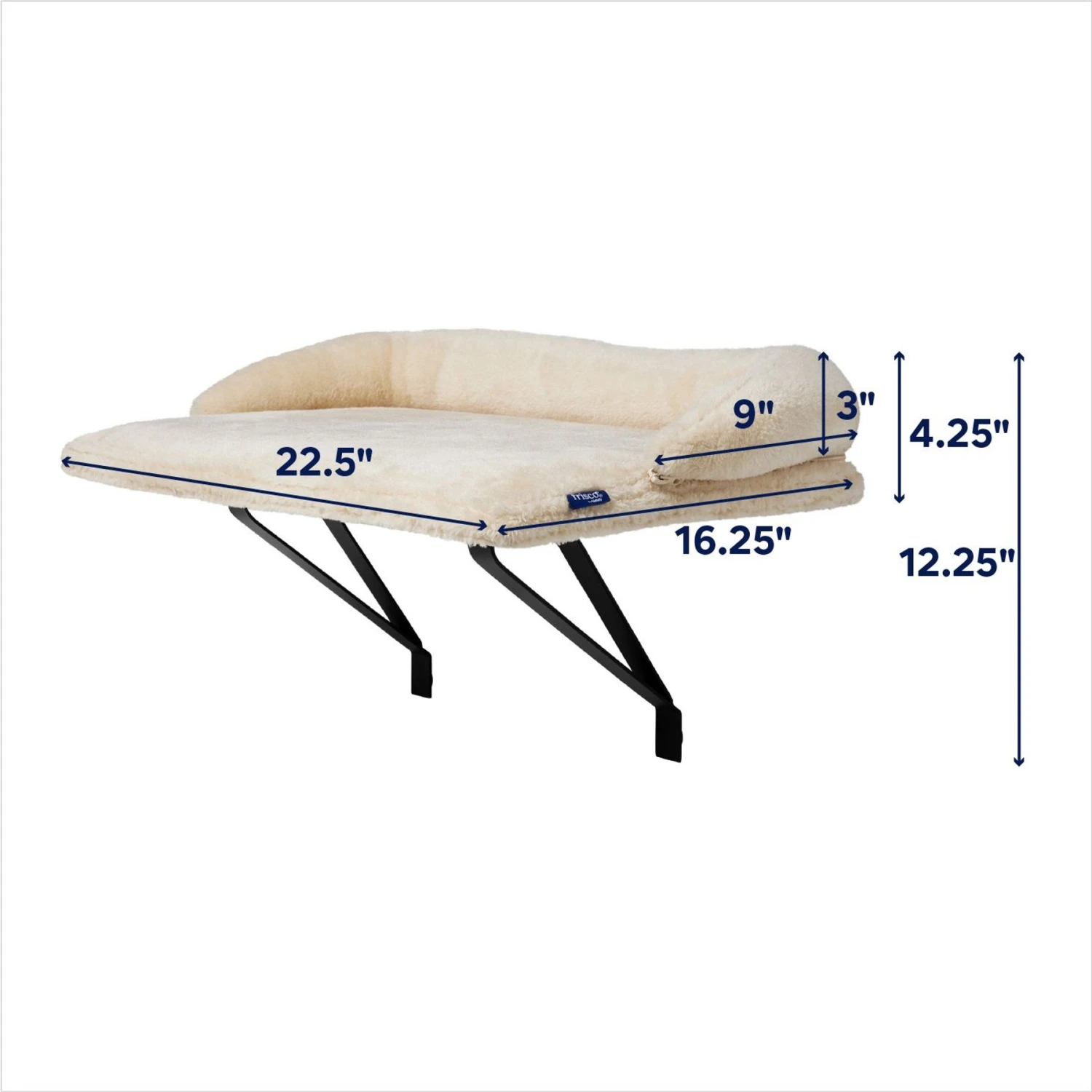 Frisco Plush Cat Window Perch With Removeable Bolster - Image 2