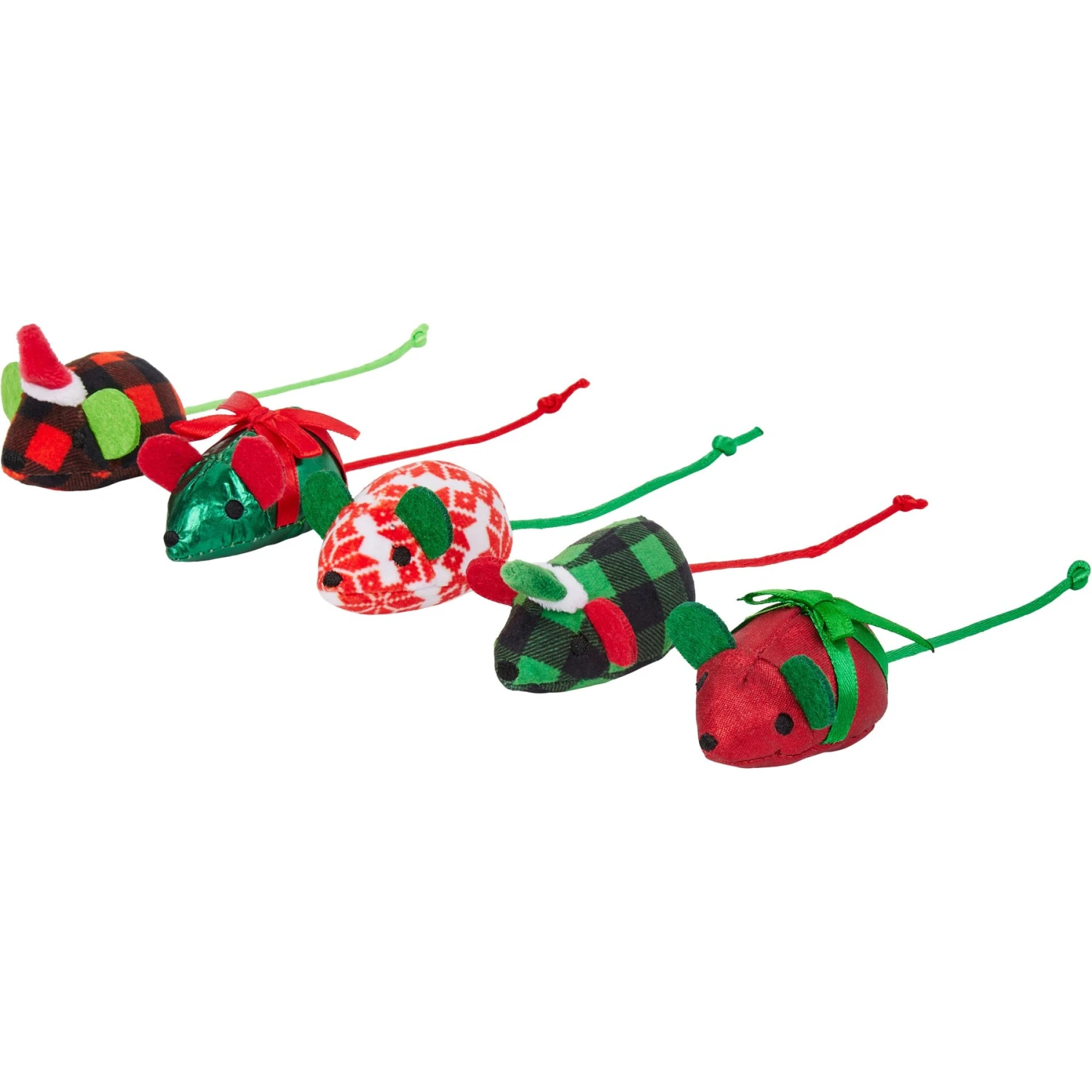 Frisco Holiday Moppy Ball Cat Toy With Catnip, 3 Count & Frisco Holiday Mice Cat Toy With Catnip, 5 Count - Image 6
